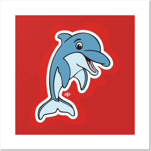 Little Dolphin Posters and Art